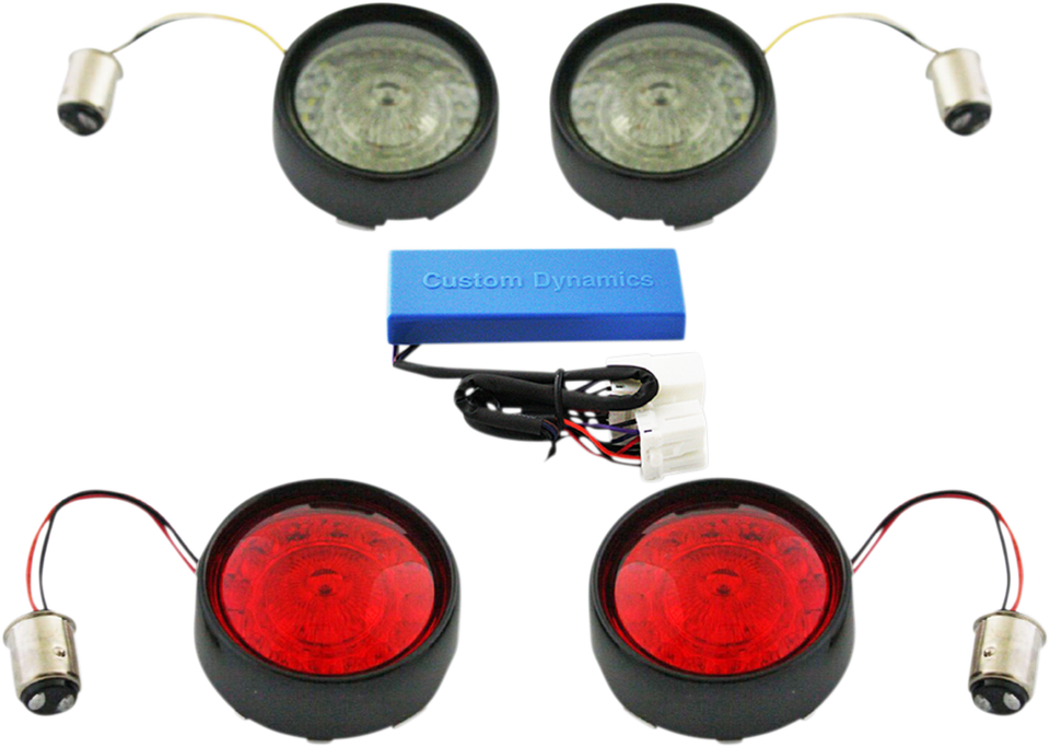 Full Bullet Turn Signal Conversion Kit  - Black - Lutzka's Garage