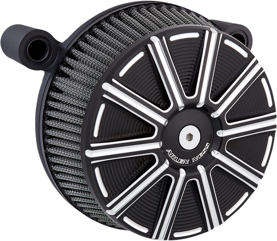 10-Gauge Synthetic Stage-1 Big Sucker Air Cleaner - Black - Lutzka's Garage