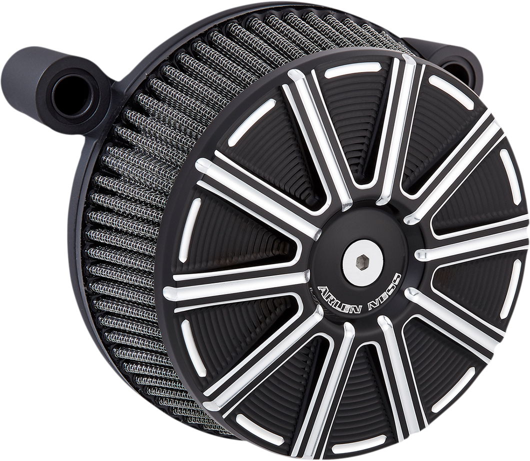 10-Gauge Synthetic Stage-1 Big Sucker Air Cleaner - Black - Lutzka's Garage