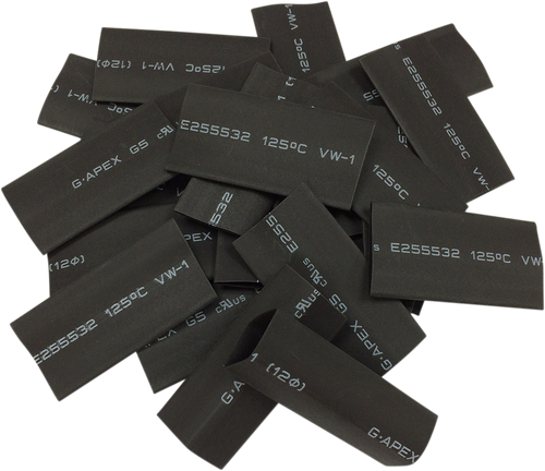 Heat Shrink tube - 25PK - Black - Lutzka's Garage