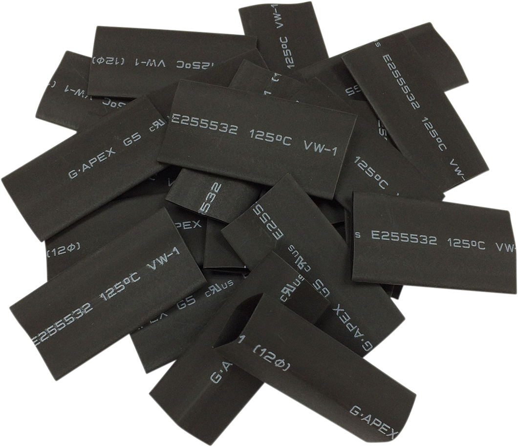 Heat Shrink tube - 25PK - Black - Lutzka's Garage