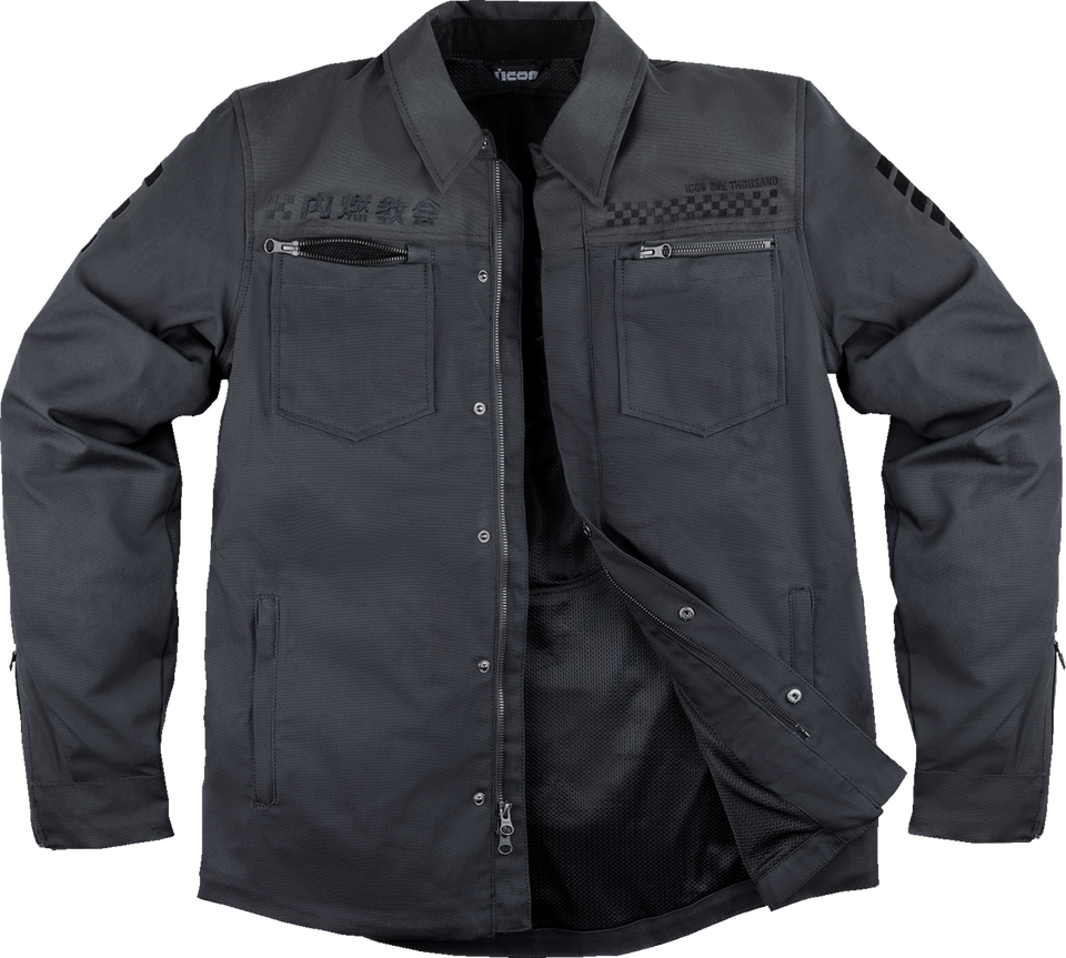 Upstate Canvas National Jacket - Black - Medium - Lutzka's Garage