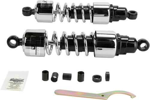 412 Series Shocks - Chrome - 12
