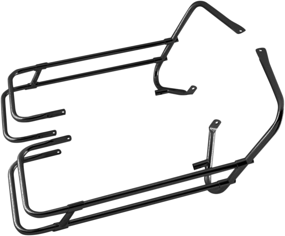 Saddlebag Rail - Black - FLT 97 - 08 - Lutzka's Garage