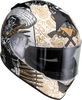 Warrant Helmet - Sombrero - White/Gold - XS - Lutzka's Garage