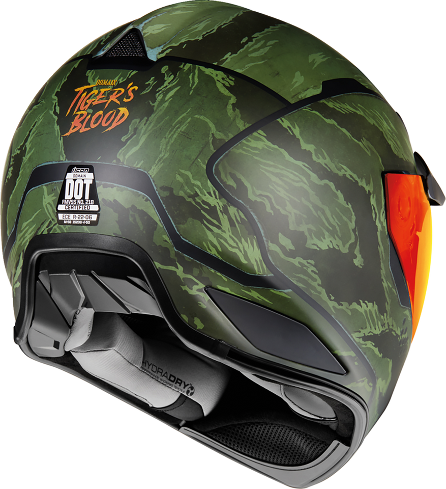 Domain Helmet - Tigers Blood - Green - Small - Lutzka's Garage
