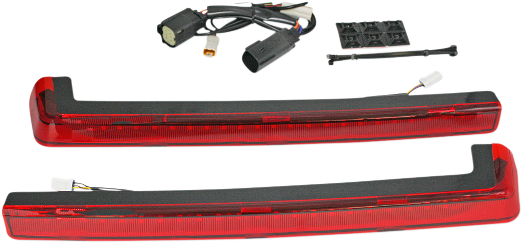 LED Run/Brake/Turn Tour-Pak® Arms - Red Lens - 14+ - Lutzka's Garage