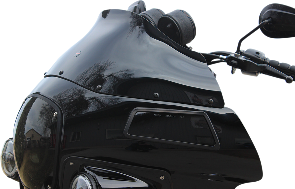 Flare™ Windshield - Black - FXRP - Lutzka's Garage
