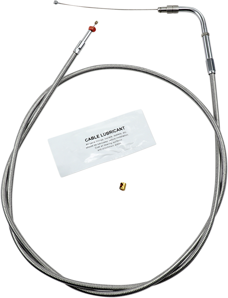 Throttle Cable - +12" - Stainless Steel - Lutzka's Garage
