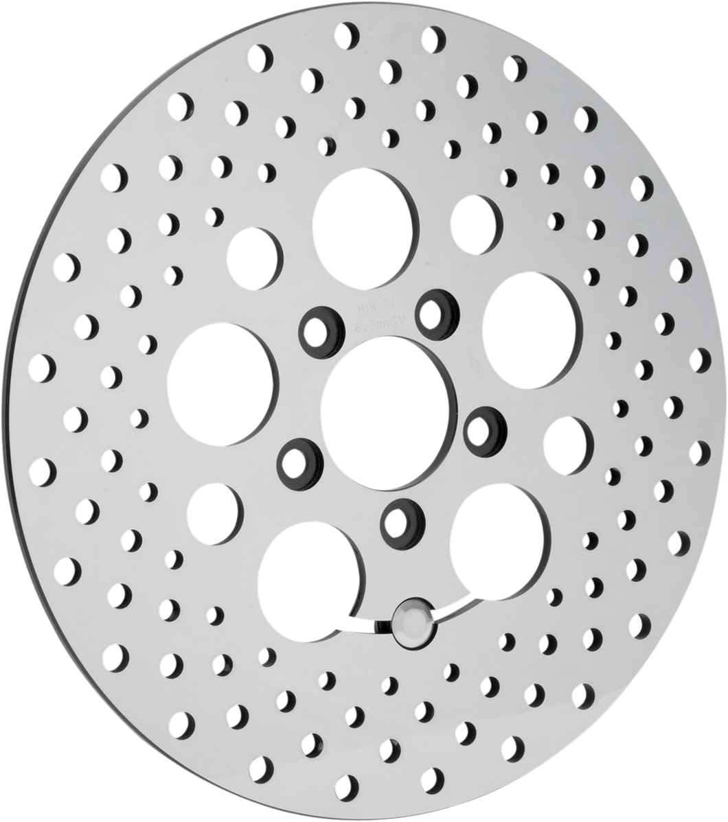 Drilled Brake Rotor - Rear - 11.8