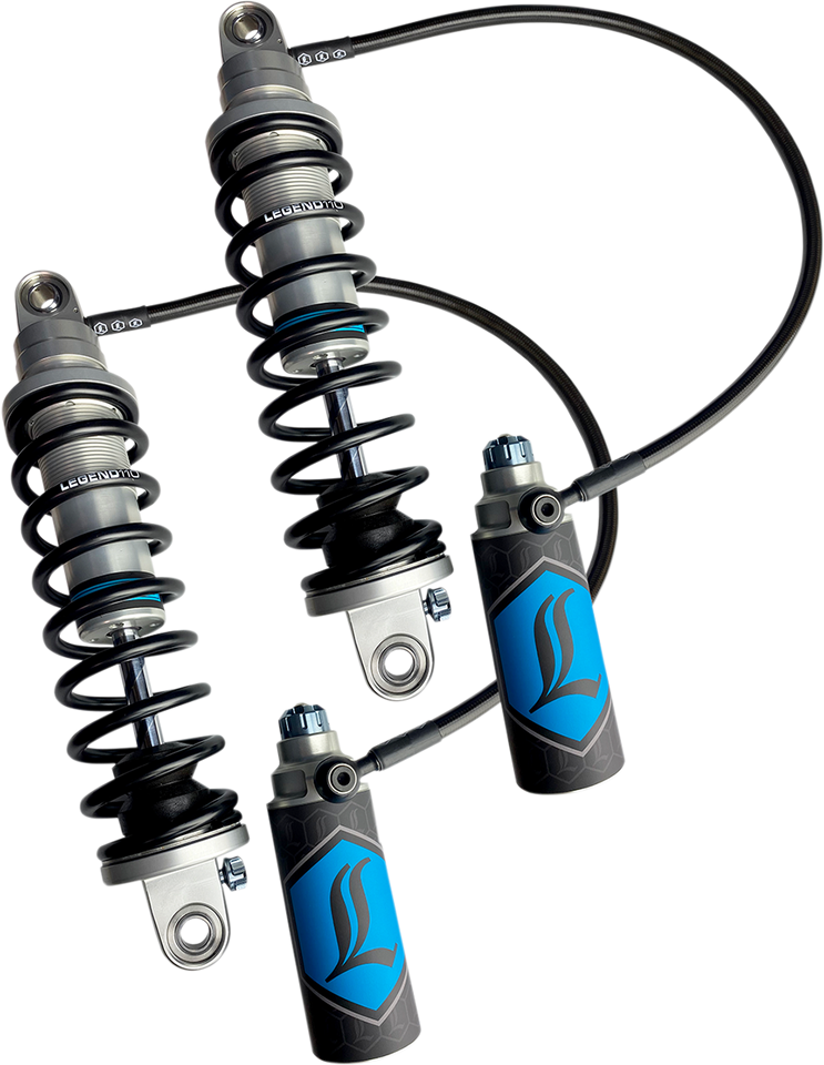 REVO ARC Remote Reservoir Shocks - Heavy Duty - Clear - 13" - 09-13 FL - Lutzka's Garage