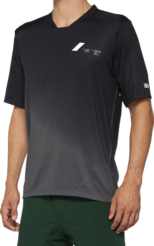 Celium Jersey - Short-Sleeve - Black/Charcoal - Small - Lutzka's Garage