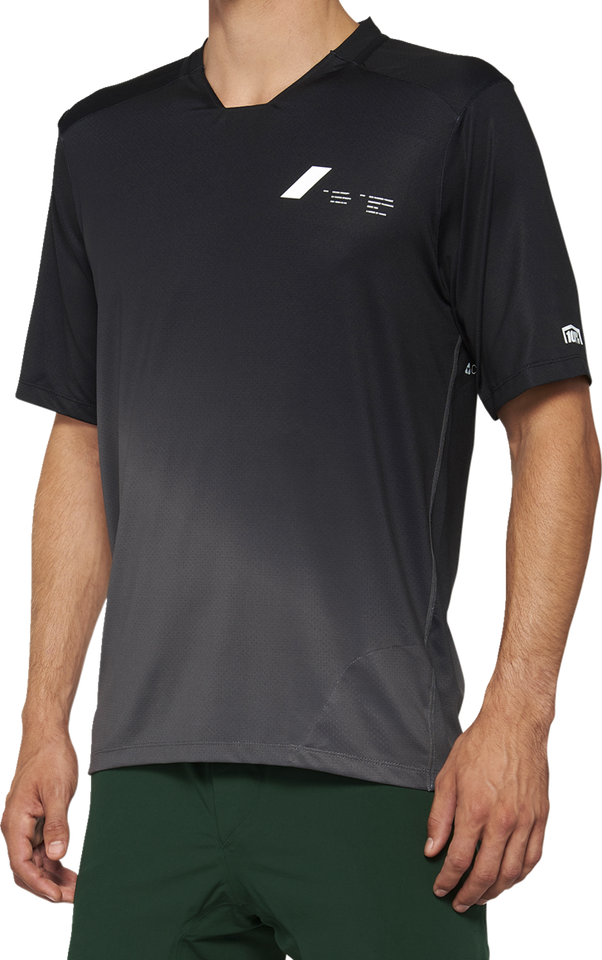 Celium Jersey - Short-Sleeve - Black/Charcoal - Small - Lutzka's Garage