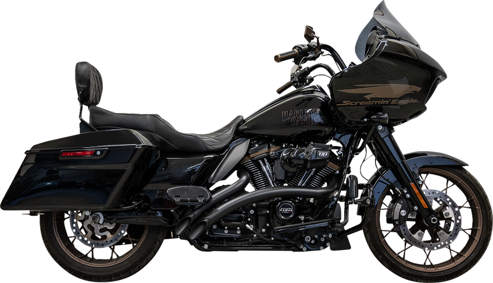 Sweeper Exhaust System with Shields - Black - Lutzka's Garage