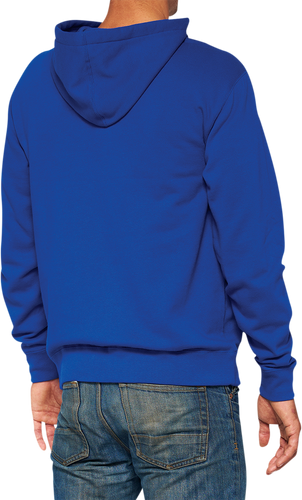 Official Fleece Zip-Up Hoodie - Royal - Small - Lutzka's Garage
