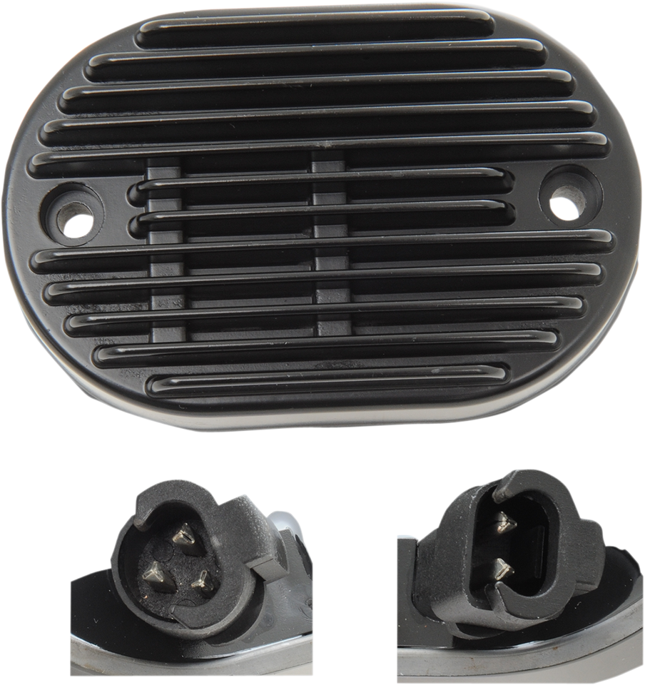 Regulator - FX/FLST 08-10 - Black - Lutzka's Garage