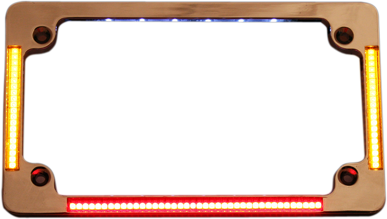 License Plate Frame - Chrome - Lutzka's Garage