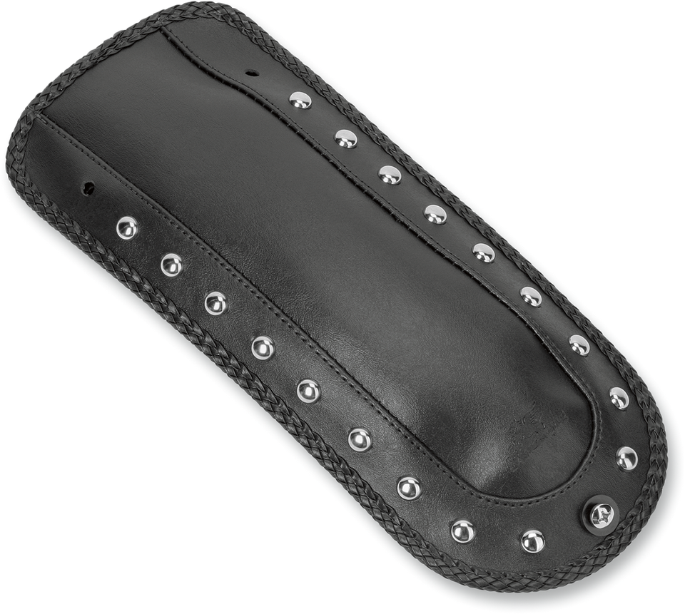 Solo Seat Fender Bib - Studded Chrome