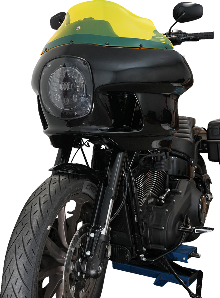 Kolor Flare Windshield - 9" - Yellow Ice - FXRP