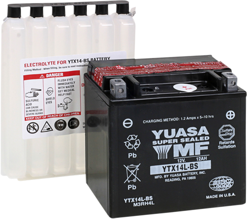 AGM Battery - YTX14L-BS .69 L