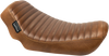 Streaker Seat - Pleated - Brown - Dyna 06+ - Lutzka's Garage