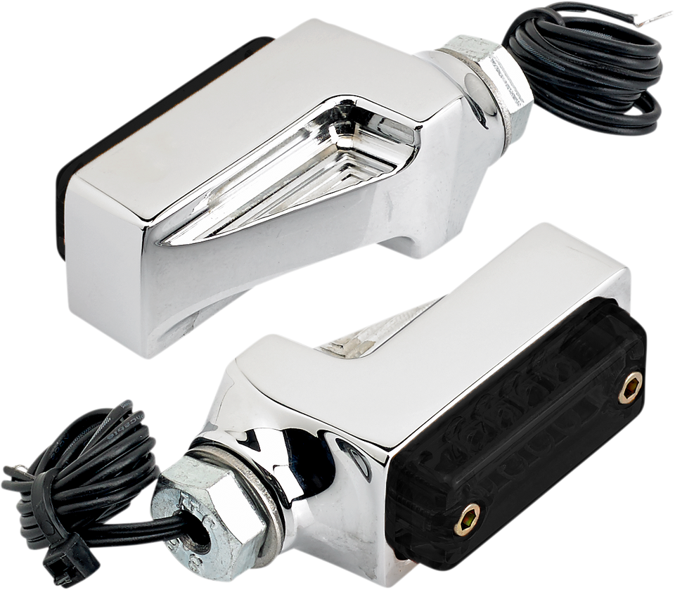 Turn Signal - Amber - Chrome - Lutzka's Garage