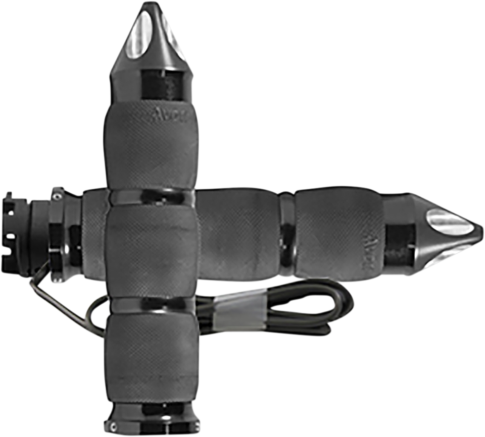 Grips - Heated - Air Cushion - Spike - Indian - Black - Lutzka's Garage