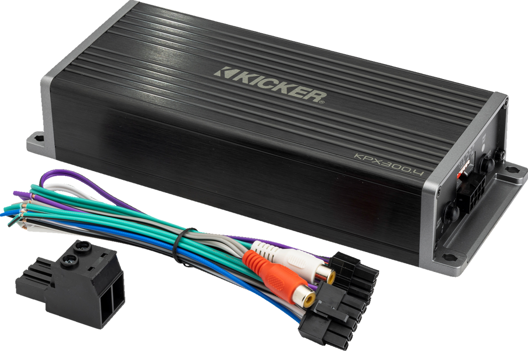 Amplifier - 4 Channel - 300 W - Weather-Resistant