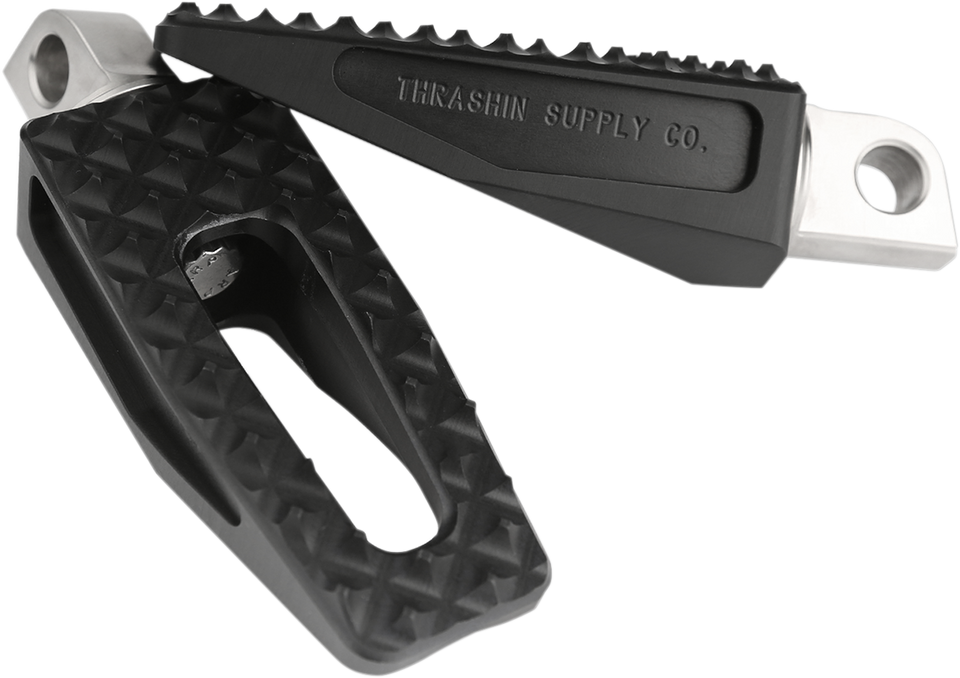 Front/Rear P-54 Slim Footpegs - Black - 1.375" - Lutzka's Garage