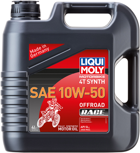 Off-Road Synthetic Oil - 10W-50 - 4 L - Lutzka's Garage