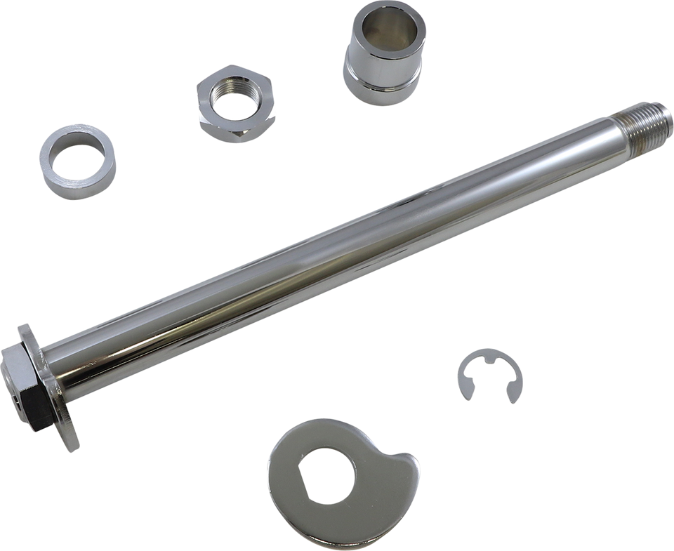 Axle Kit - Rear - Chrome - 02-07 FLT - Lutzka's Garage