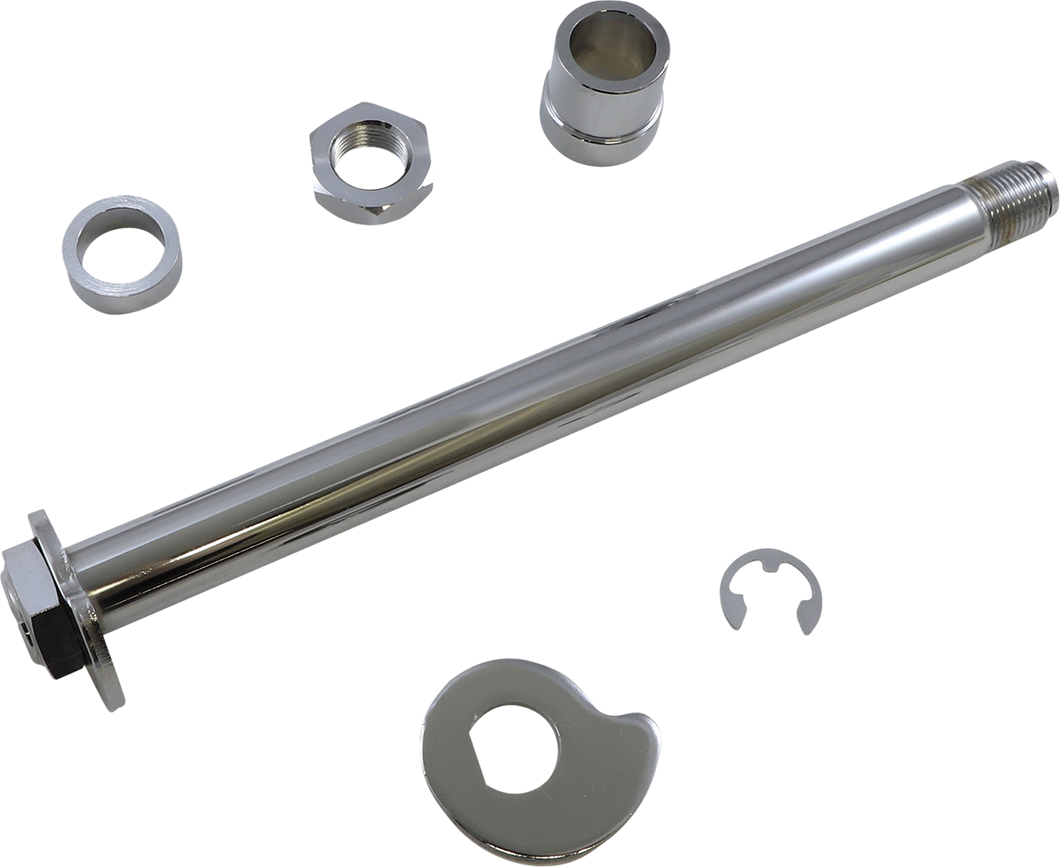 Axle Kit - Rear - Chrome - 02-07 FLT - Lutzka's Garage