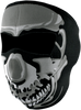 Full-Face Mask - Chrome Skull