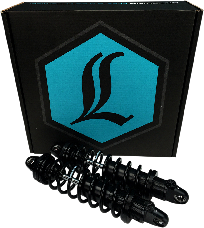 REVO-A Adjustable FXR Coil Suspension - Gloss Black - Heavy-Duty - 13" - Lutzka's Garage