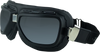 Pilot Goggles - Black - Interchangeable Lens - Lutzka's Garage