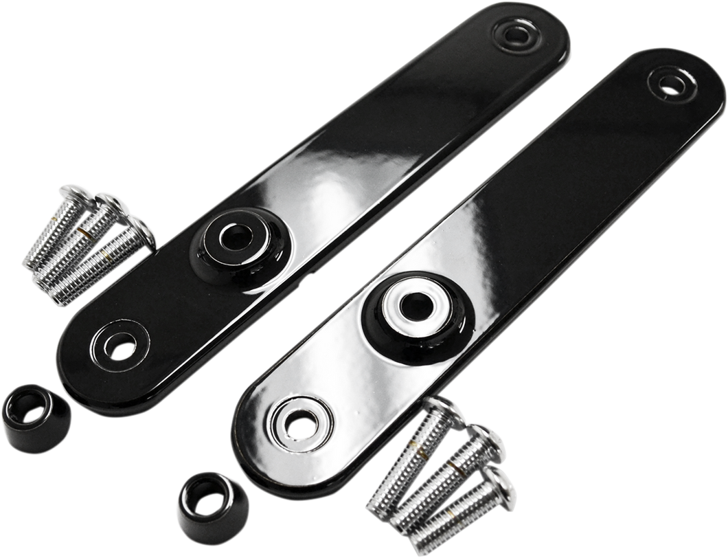 Turn Signal Relocation Mount - Gloss Black - Lutzka's Garage