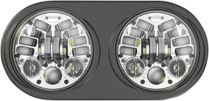 Adaptive LED Headlamps - Harley Davidson - Chrome - Lutzka's Garage