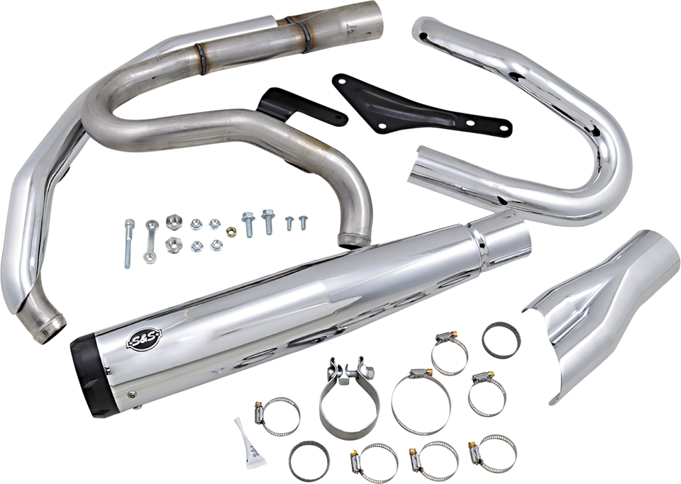 2:1 Exhaust for M8 Softail - Chrome - Lutzka's Garage