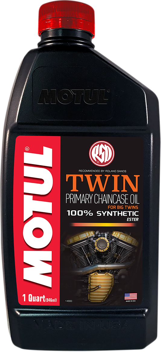 V-Twin Primary & Chaincase Synthetic Oil - 1 U.S. quart