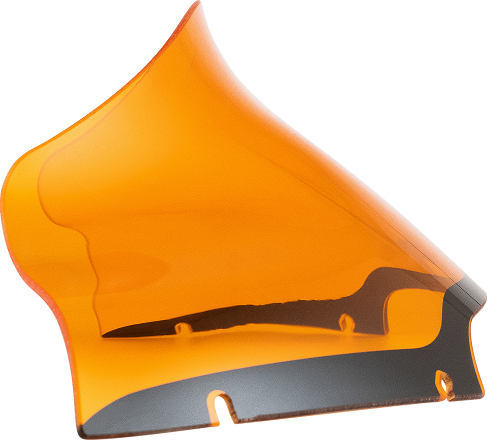 Kolor Flare Sport Windshield - 9" - Orange - FLTR - Lutzka's Garage