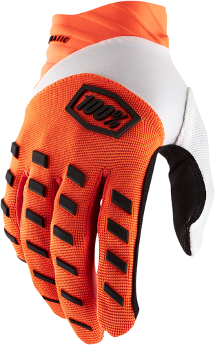 Airmatic Gloves - Fluorescent Orange -  Small - Lutzka's Garage