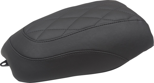 Fastback Seat - Passenger - Black - Diamond Stitch - Vulcan S 15-23 - Lutzka's Garage