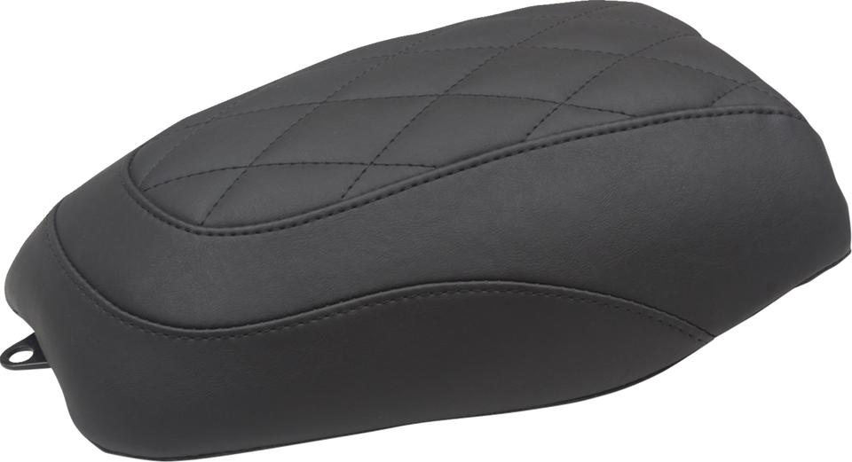 Fastback Seat - Passenger - Black - Diamond Stitch - Vulcan S 15-23 - Lutzka's Garage