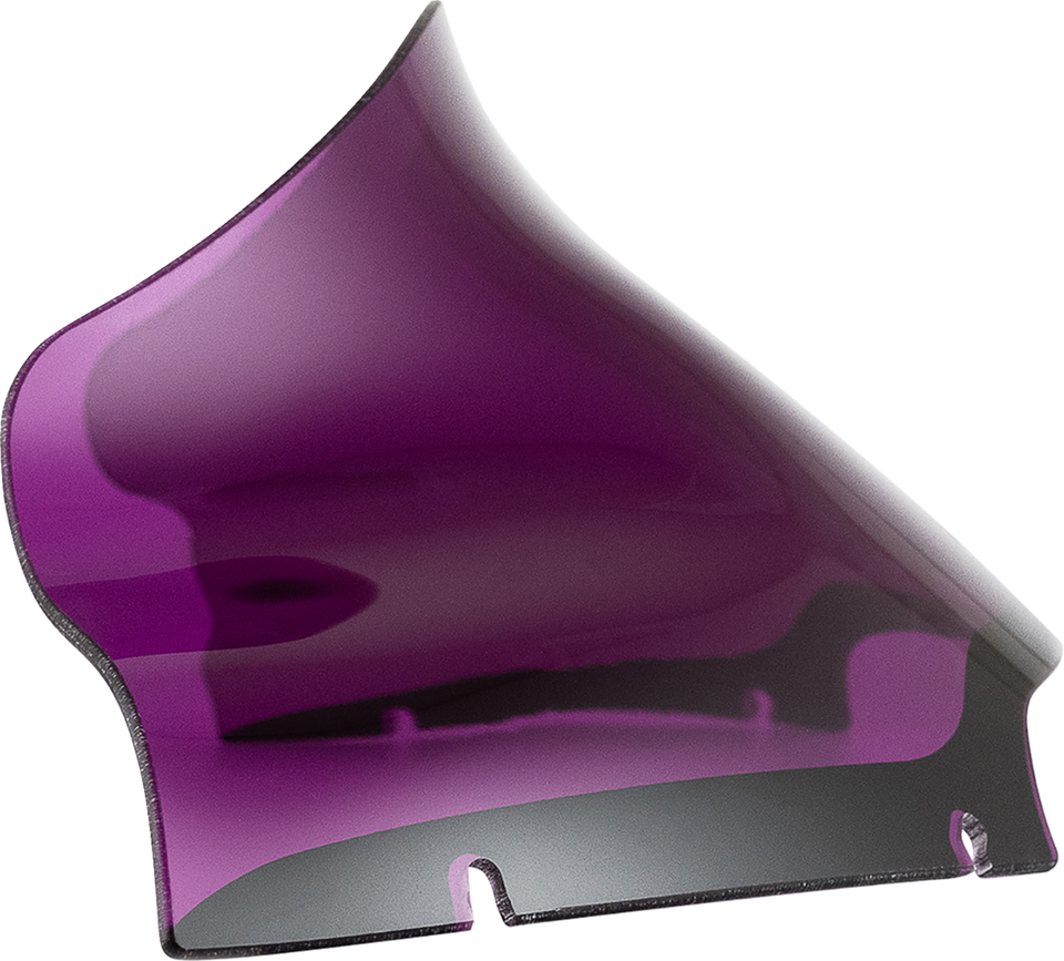 Kolor Flare Sport Windshield - 9" - Purple - FLTR - Lutzka's Garage