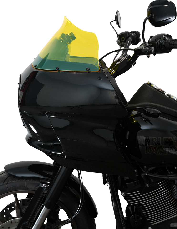 Kolor Flare Windshield - 9" - Yellow Ice - FXRP