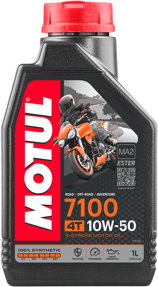 7100 4T Synthetic Oil - 10W-50 - 1 L - Lutzka's Garage