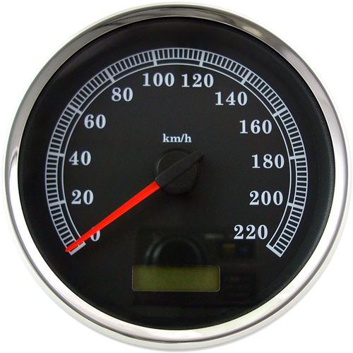 Electronic Speedometer - Black - 220 KPH - Lutzka's Garage