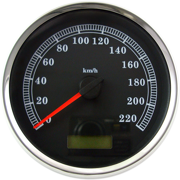 Electronic Speedometer - Black - 220 KPH - Lutzka's Garage