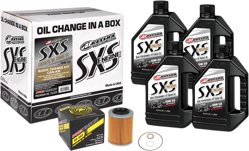 SXS Synthetic Oil Change Kit - Can-Am - 10W-50