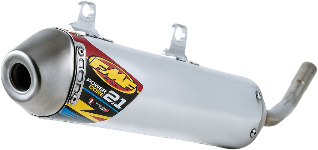Powercore 2.1 Muffler - Aluminum - Lutzka's Garage